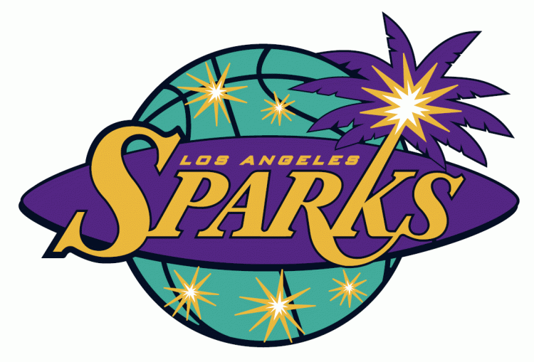 Los Angeles Sparks 1997-Pres Primary Logo iron on heat transfer...
